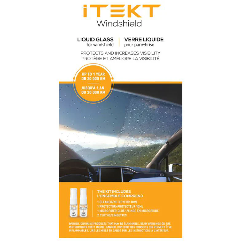 Ensemble de protection verre liquide pour pare-brise ITEKT - Exclusif en ligne – Image 2
