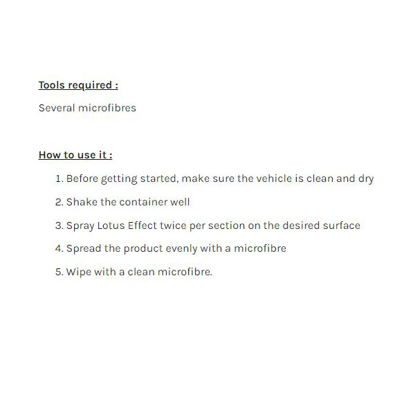 Protection perlante Lotus Effect 500ml Silverwax - Exclusif en ligne – Image 5